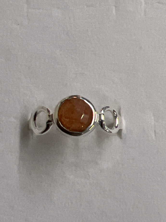 Sunstone Trinity Ring Size 9