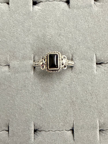 Black Onyx Ring Size 4