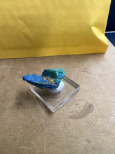 Chalcostibite and Azurite