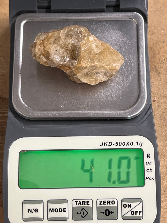 Golden/Yellow Scapolite, Raw (41 Grams)