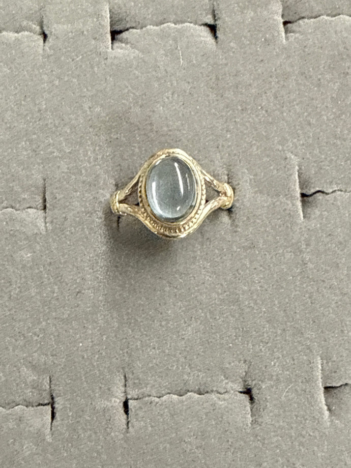 Blue Topaz Ring Size 5