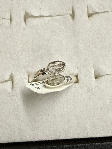 Herkimer Diamond Ring Size 8