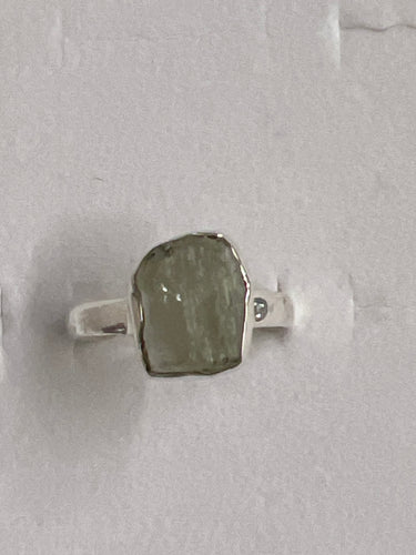 Moldavite Ring Size 10