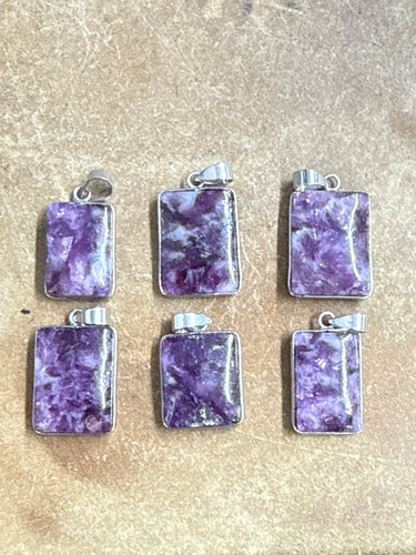 Lepidolite Pendent