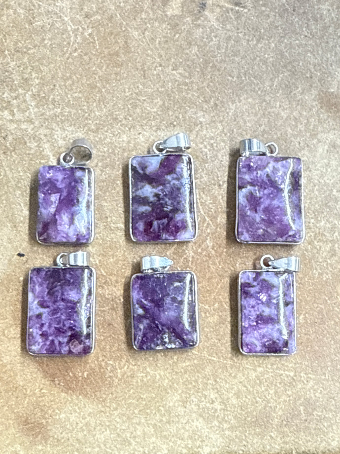 Lepidolite Pendent