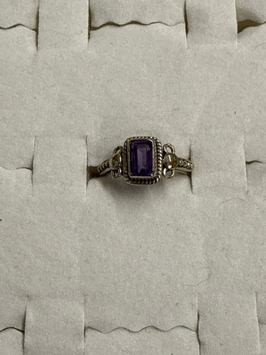 Orion Amethyst Ring Size 4