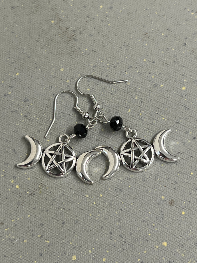 Triple Goddess Earrings