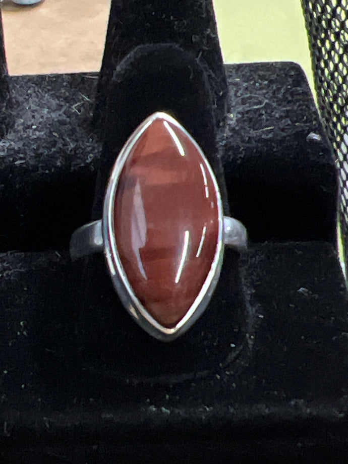 Red Tiger Eye Ring Size 10