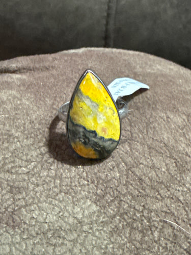 Bumblebee Jasper Ring Size 12