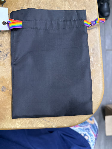 Black W/Rainbow Tarot Bag