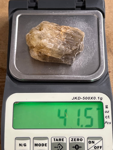 Golden/Yellow Scapolite, Raw (41.5 Grams)