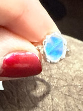Rainbow Moonstone Ring Size 4