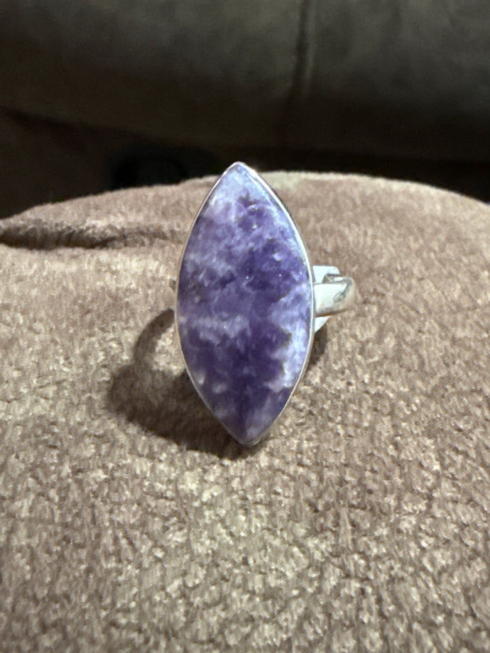 Lepidolite Ring Size 10