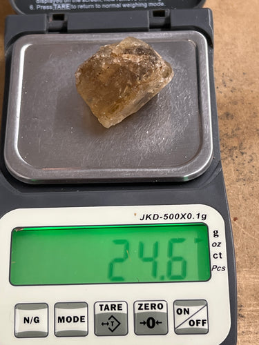 Golden/Yellow Scapolite, Raw (24.6 Grams)