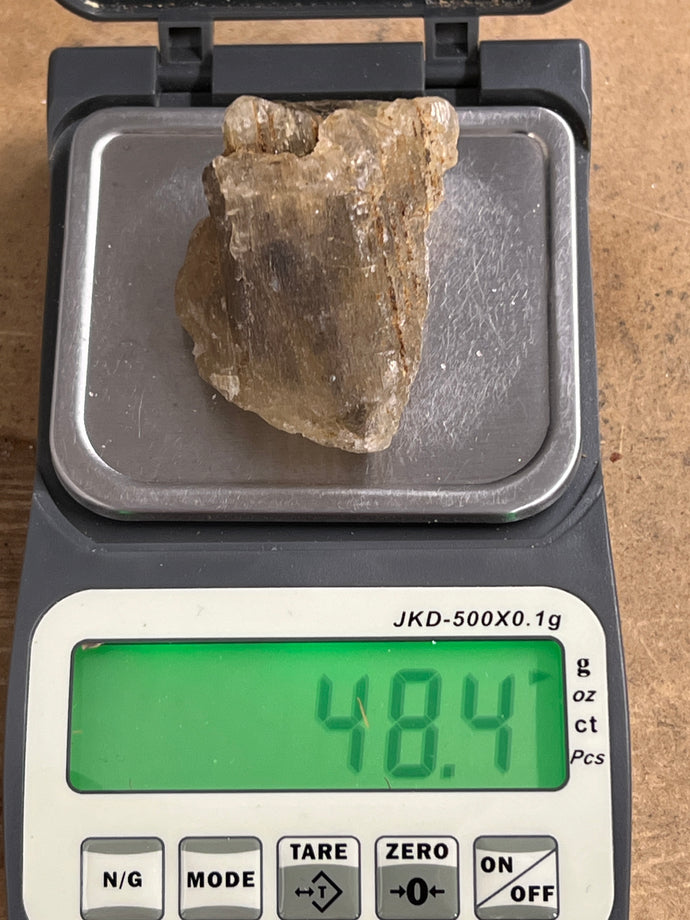 Golden/Yellow Scapolite, Raw (48.4 Grams)