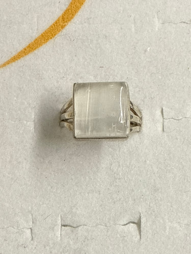 Selenite Ring Size 10
