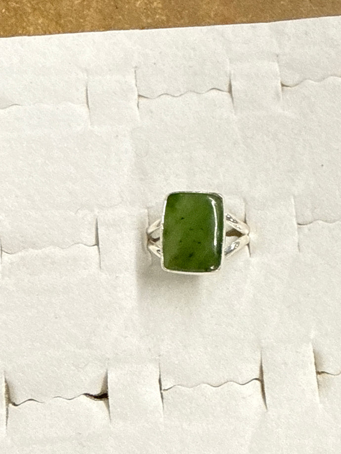 Nephrite Jade Ring Size 8