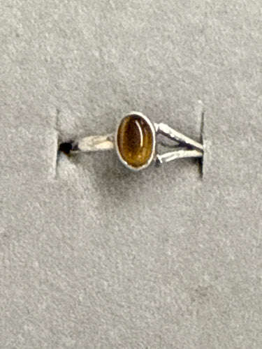 Tiger Eye Ring Size 5