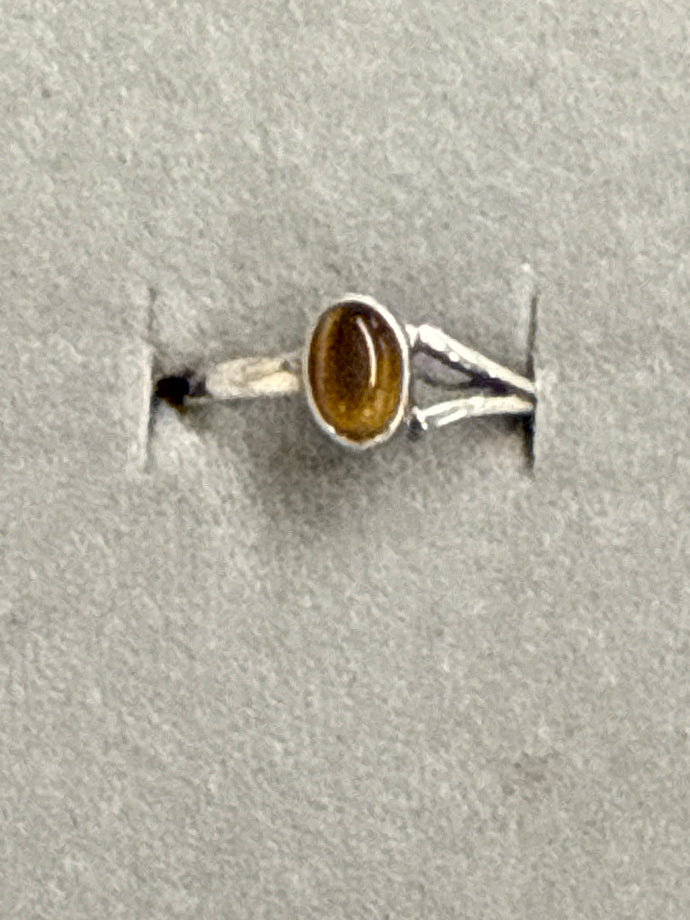 Tiger Eye Ring Size 5