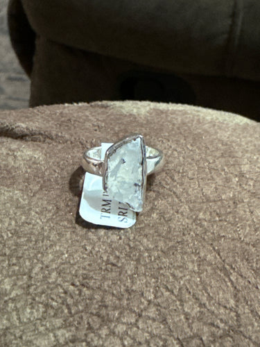 Rainbow Moonstone Ring Size 5