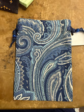Blue Pasley Tarot Bag