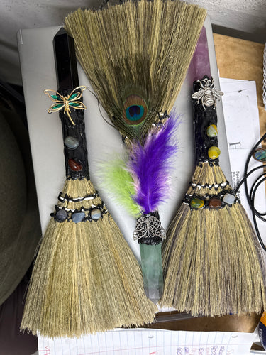 Decorated Broom