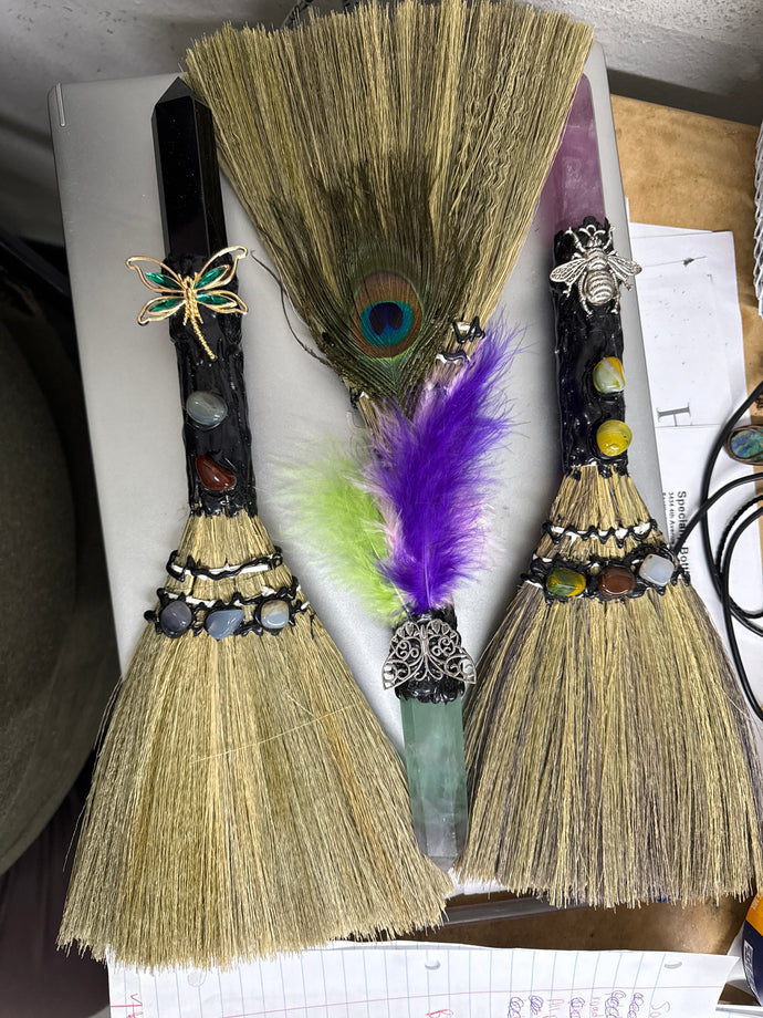 Decorated Broom