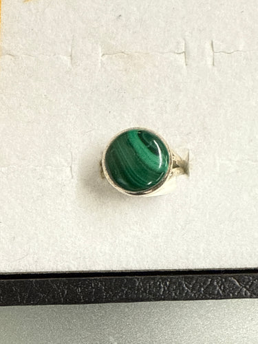 Malachite Ring Size 9