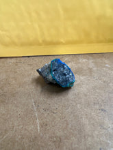 Chalcostibite and Azurite