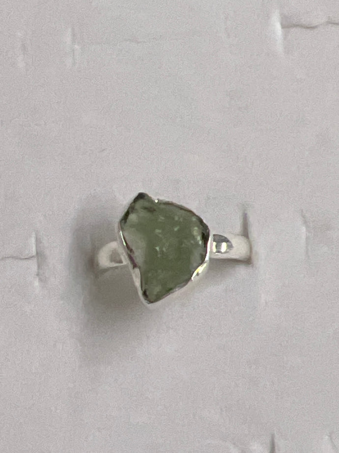 Moldavite Ring Size 9