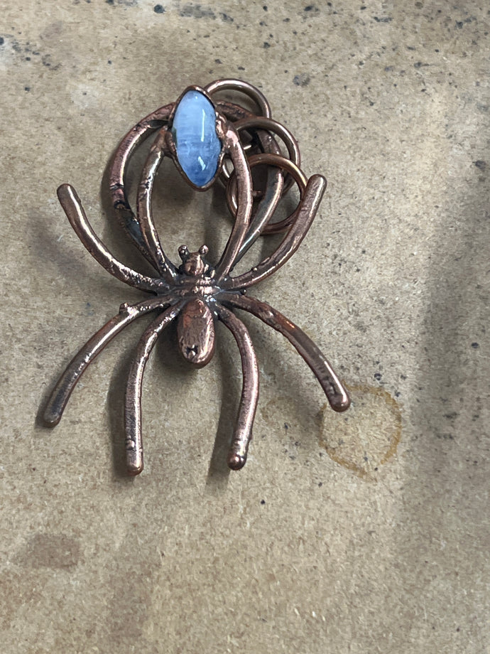 Spider with Moonstone