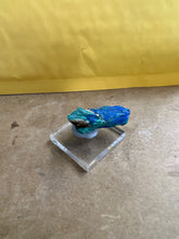 Chalcostibite and Azurite