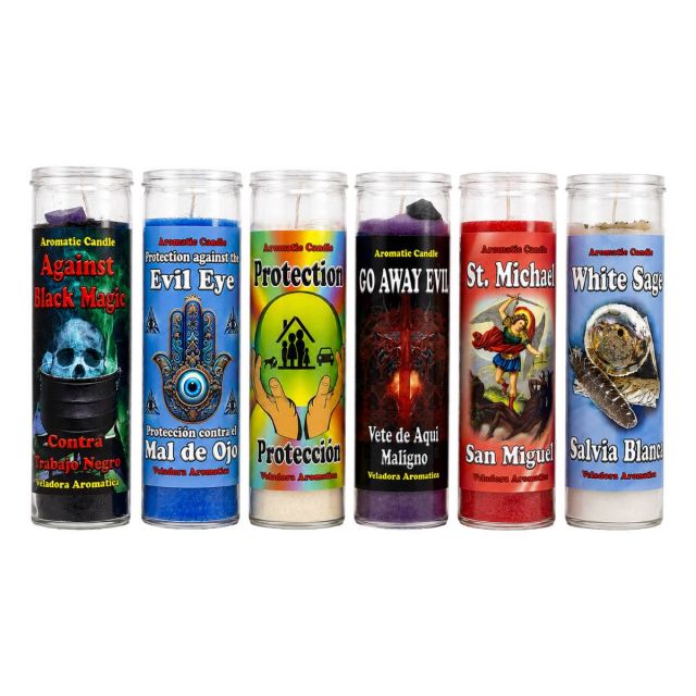 Mama Mojo Prepared Aromatic 7 Day Candle Protection Set
