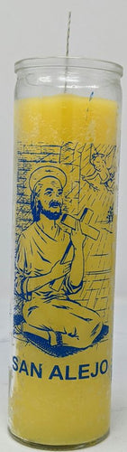 St. Alex 7 Day Candle, Yellow