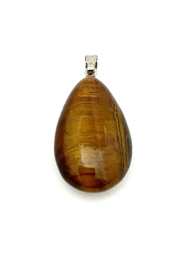 Tiger Eye Tear Drop Necklace