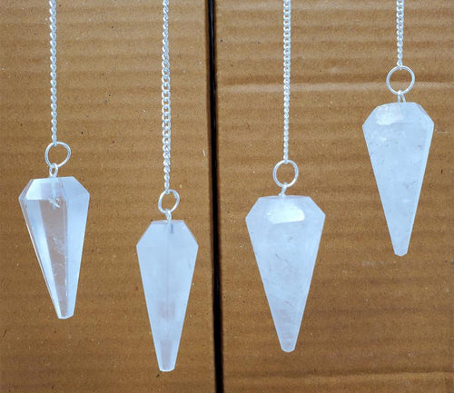 Clear Quartz Pendulum