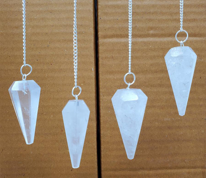 Clear Quartz Pendulum