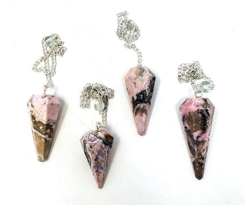 Rhodochrosite Pendulum