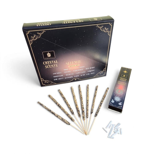 SONAVI Crystal Scents Selenite Incense & Crystal Chips