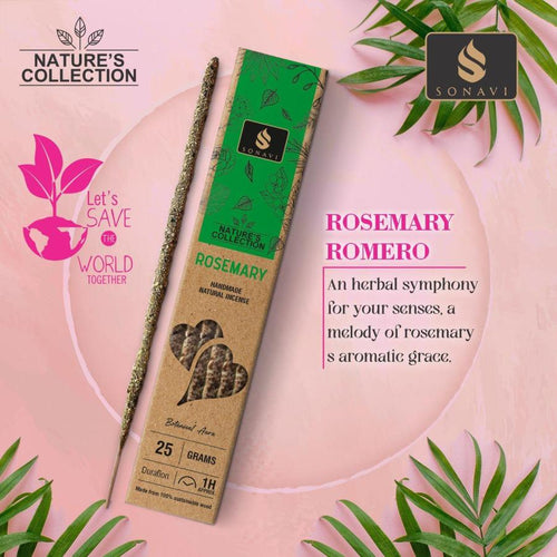 All Natural Rosemary Incense Sticks 25 grams