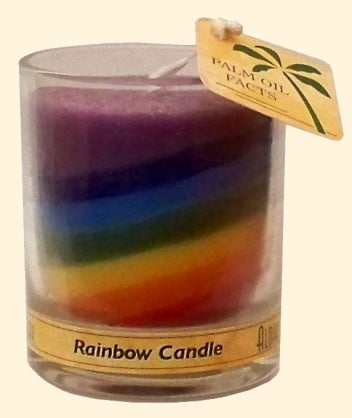 Votive Rainbow Candle