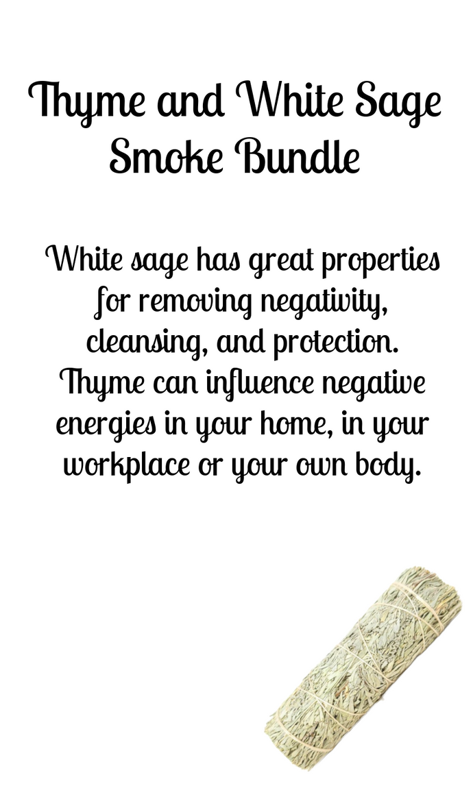 Thyme and White Sage Smoke Bundle