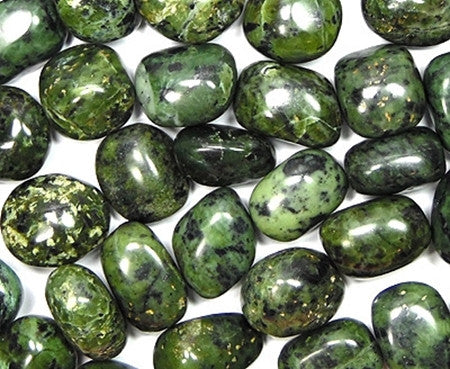 Nephrite (Jade), Tumbled