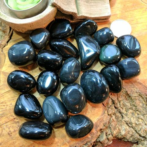 Tourmaline, Onyx, Moonstone, Amethyst, Obsidian
