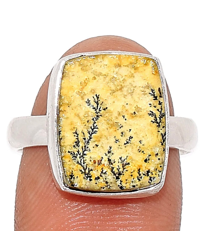 S/S Dendritic Ring Size 7