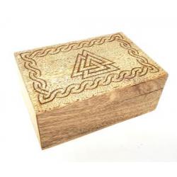 Triple Triangle Wood Box