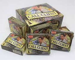 Call Clients Incense Cones