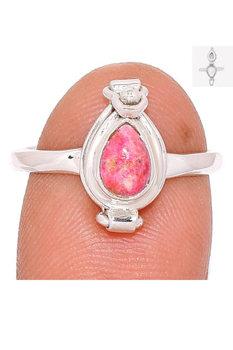 S/S Thulite Posion Ring Size 7.5