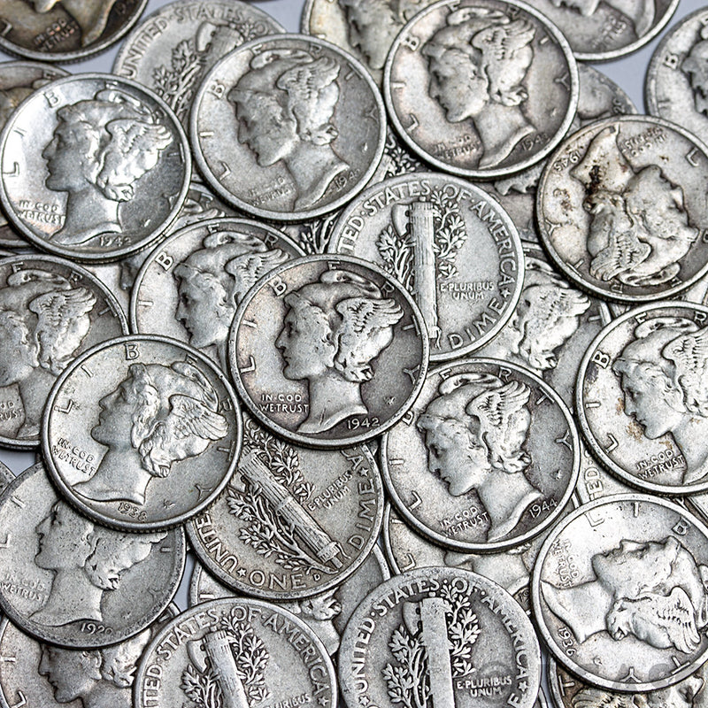 Mercury Dimes 90% Silver – The Witch Depot