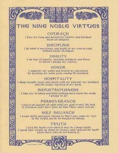 Nine Noble Virtues Page